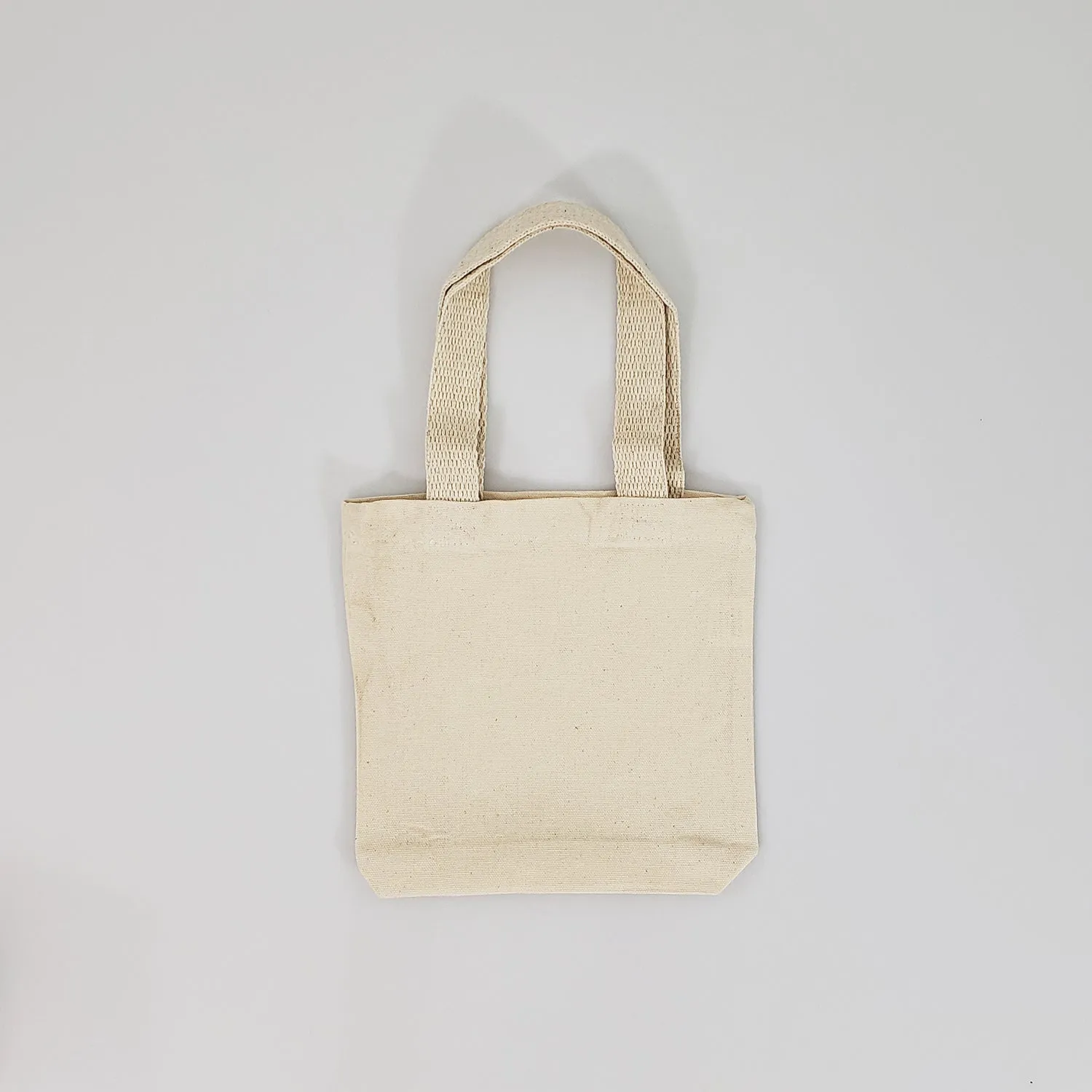 12 ct 8 in Mini Cotton Canvas Gift Tote Bags - By Dozen