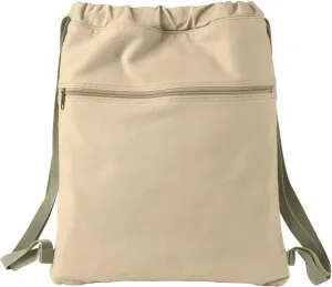 14 oz. Pigment-Dyed Canvas Cinch Sack OS PUTTY