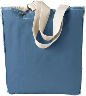 1906-14 oz. Direct-Dyed Raw-Edge Tote