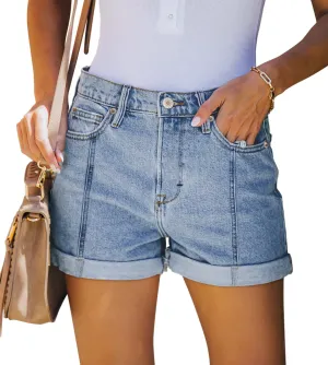 2025 Jean Shorts for Women Casual Stretchy Denim Summer Hot Short