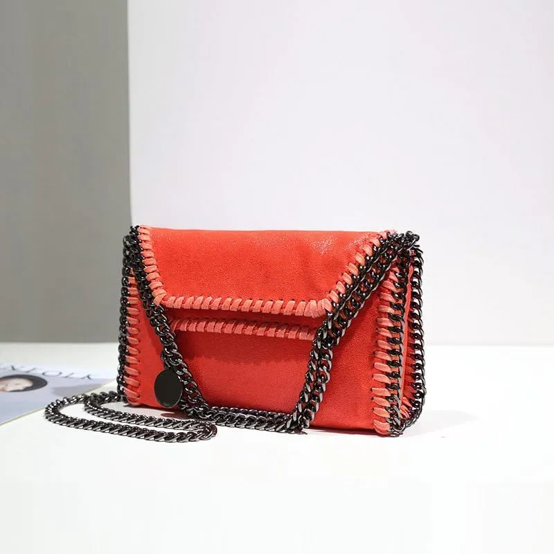 2025 Trendy Advanced Chain Bag Medium Single Shoulder Diagonal Cross Women's Bag European and American Fashion