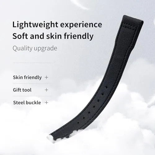 20mm 21mm 22mm For IWC SPITFIRE MARK 18 Portugieserfor Portofino for TOP GUN Pilot for IW3777 Wristband Nylon Canvas Leather Watchbands
