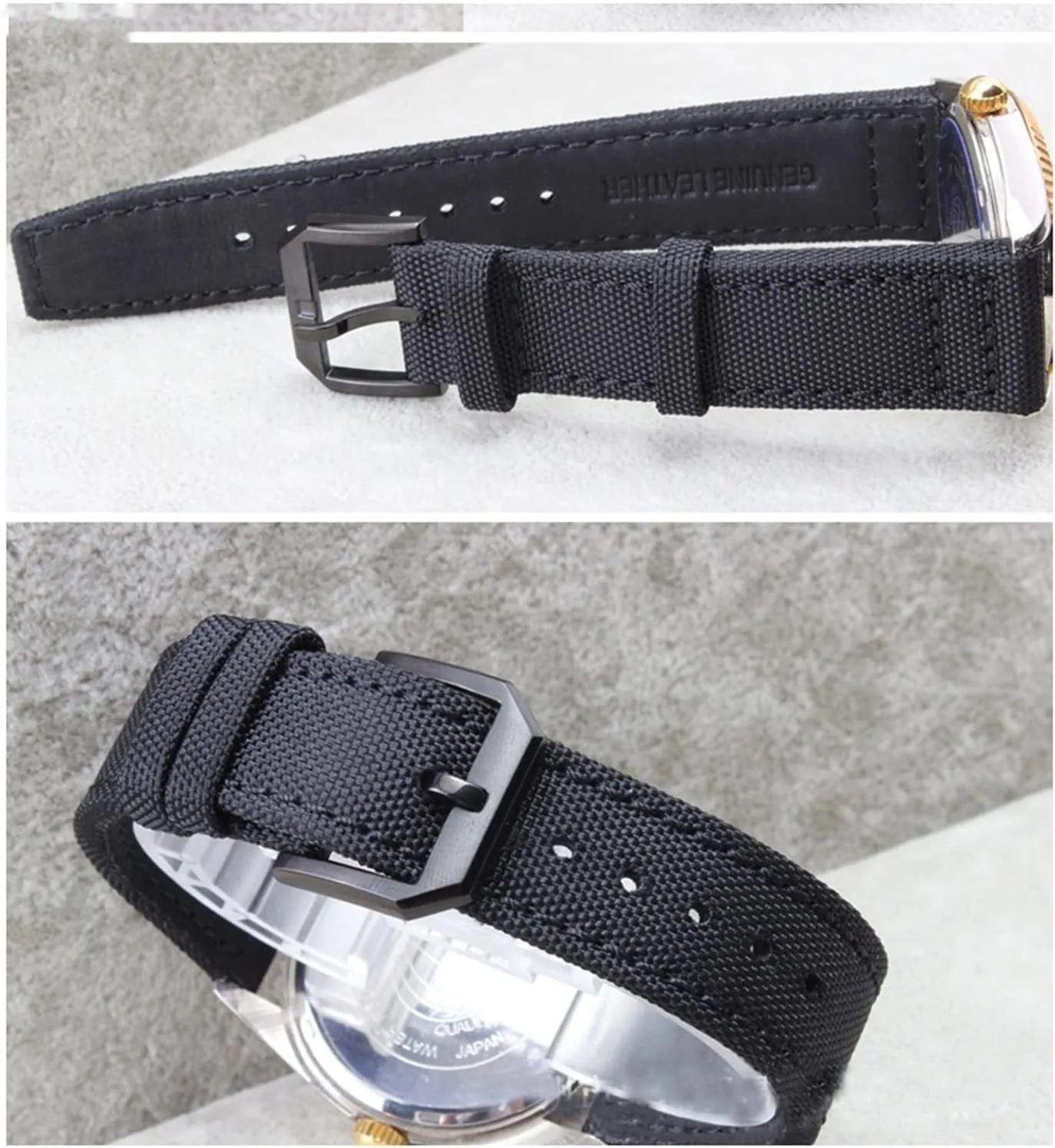 20mm Watch Straps for IWC Pilot Portuguese Portofino Nylon Canvas Watch Bands Green Blue Gray Black Watchbands Straps Bracelets