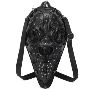 3D Backpack, Fashion 3D Studded Fashion Bird Mouth Shoulder Cross Body Bag, Chain Handle Bag