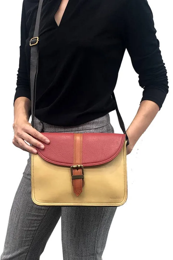 Adeline Plain Medium Crossbody Bag