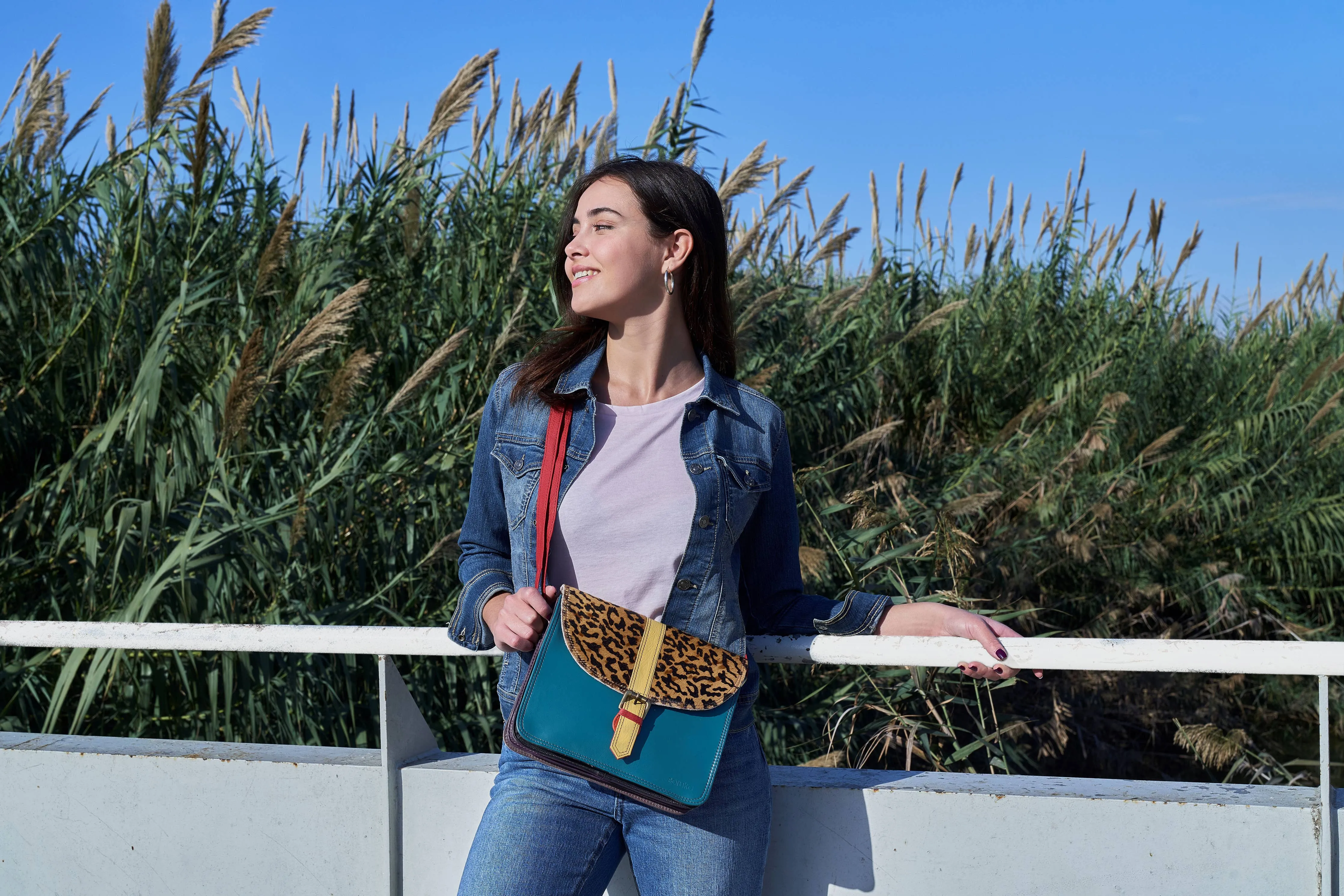 Adeline Plain Medium Crossbody Bag