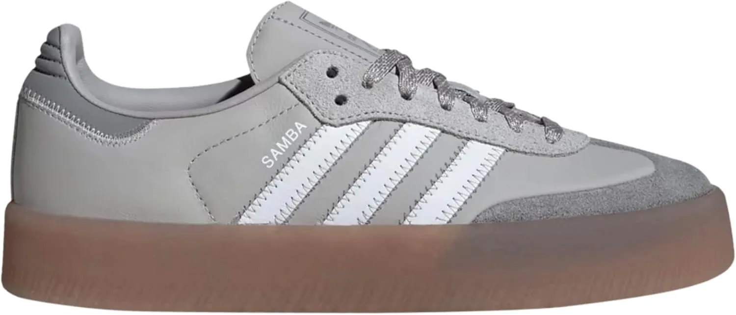 Adidas Sambae Womens Shoes (Grey White Gum, 7)