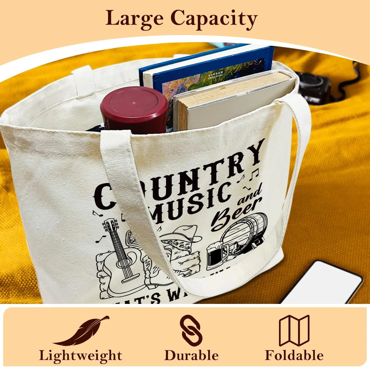 Aesthetic Canvas Tote Bag Cute Reusable Grocery Bags Shopping Tote Bag for Women