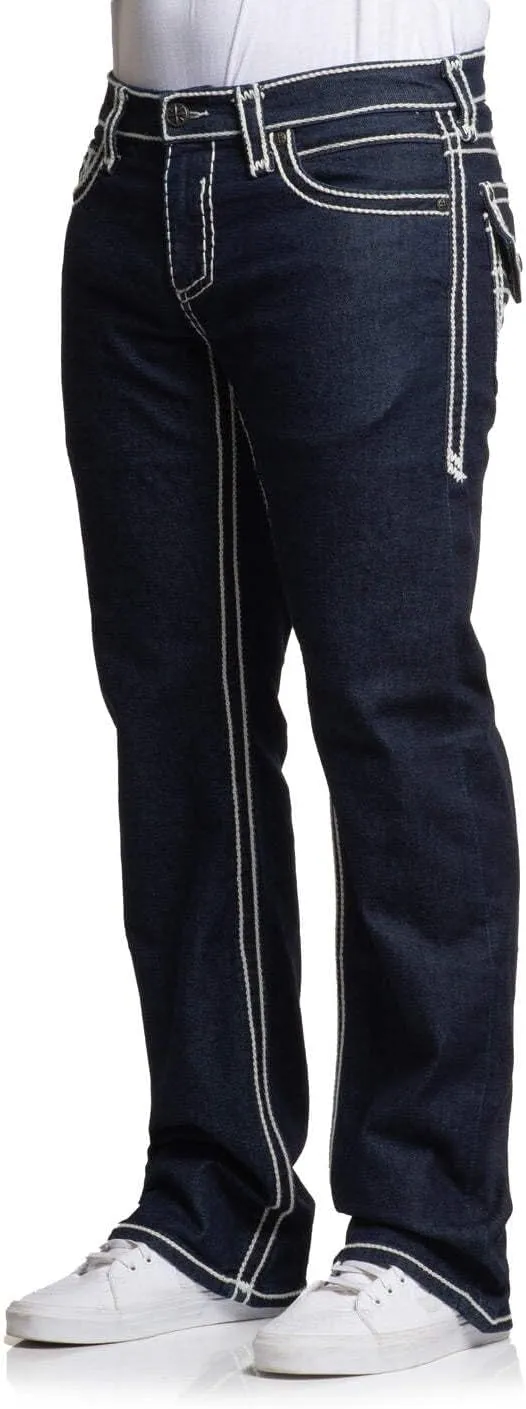 Affliction Men's Denim Jean Cooper Prairie Inseam 34"