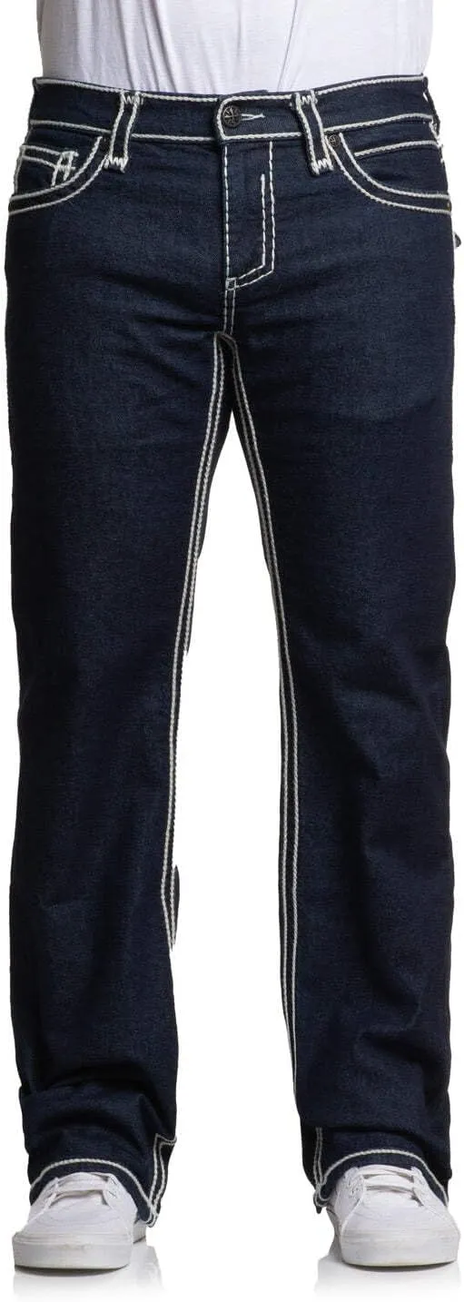Affliction Men's Denim Jean Cooper Prairie Inseam 34"