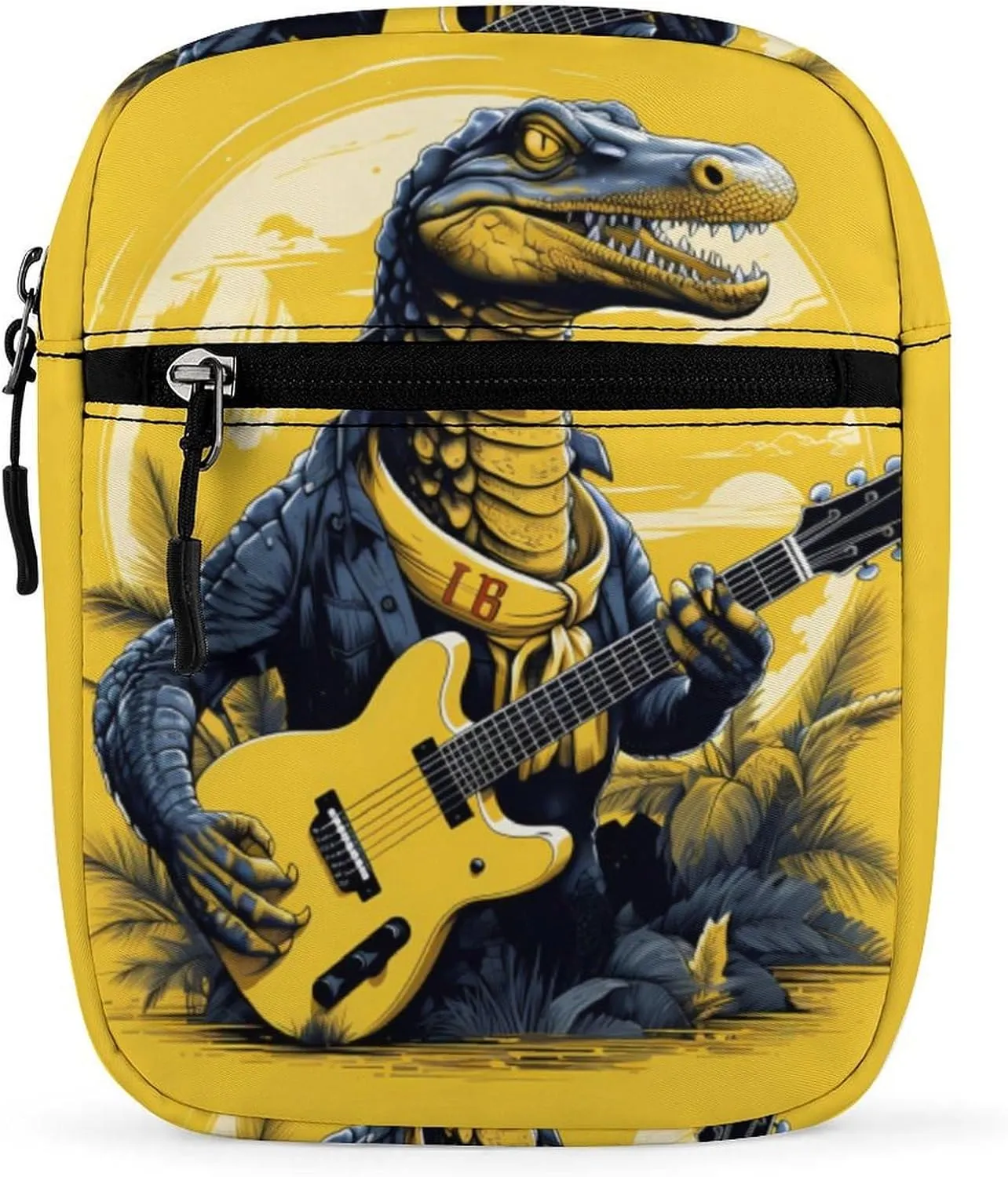 Alligator Cute Animal Small Crossbody Bag Lightweight Satchel Bag Tote Bag Mini Handbag for Men Women