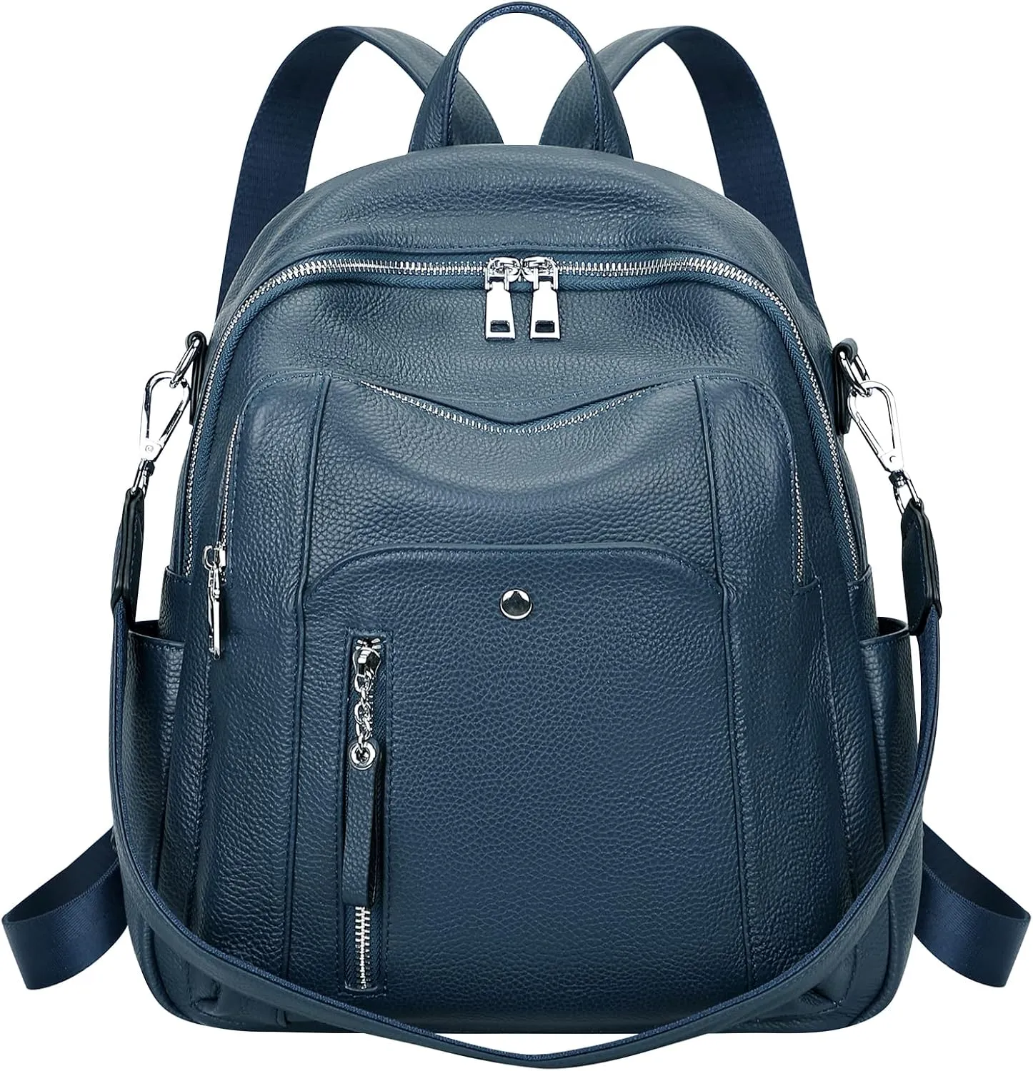ALTOSY Fashion Genuine Leather Backpack Purse for Women Shoulder Bag Casual Daypack Medium