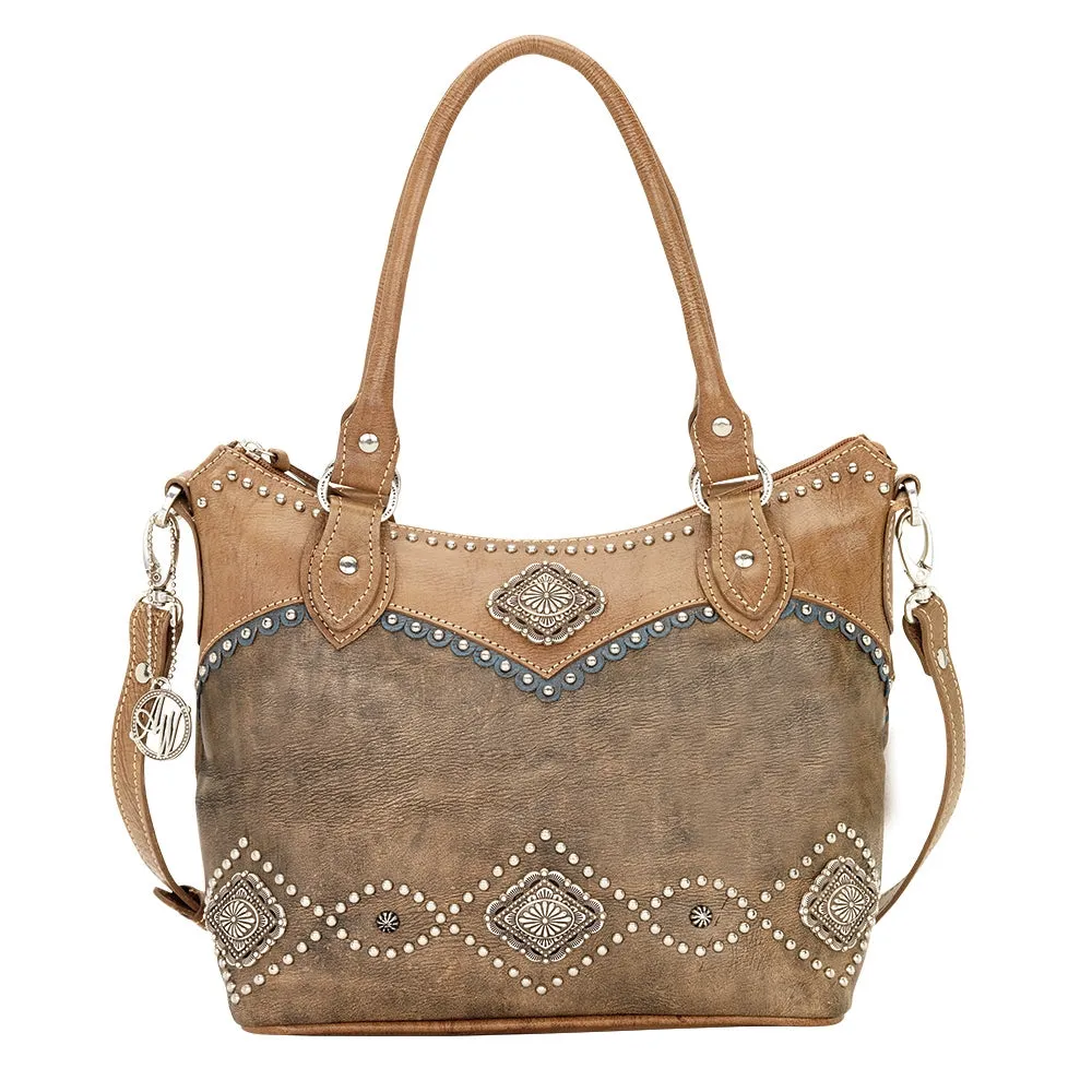 AMERICAN WEST Sierra Convertible Zip Top Bucket Tote