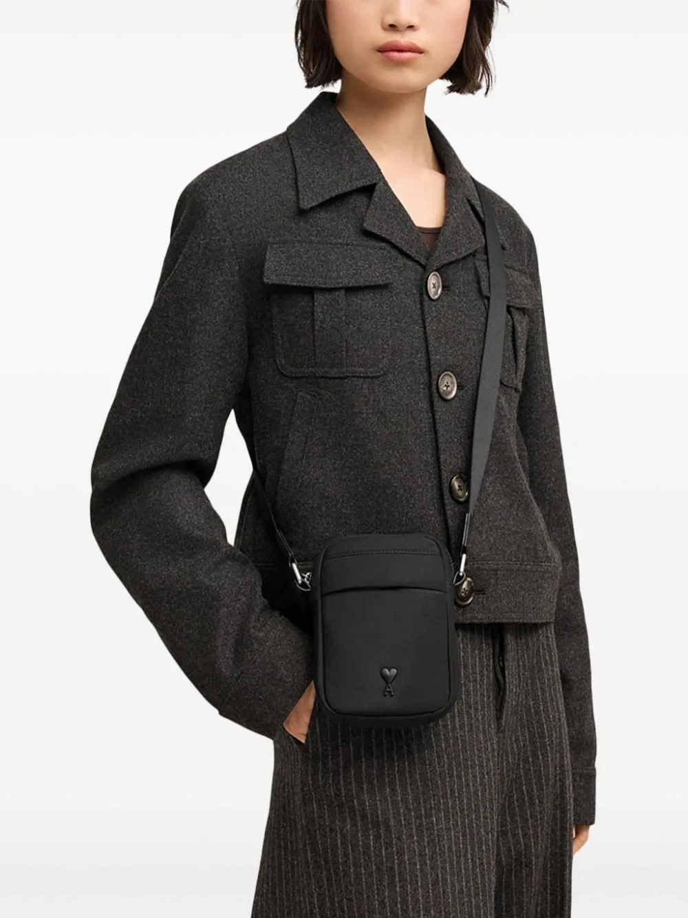 Ami Paris Ami De Coeur Crossbody Bag