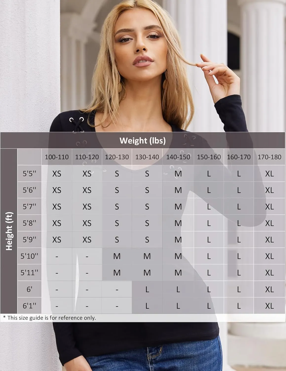 AmélieBoutik Women V Neck Criss Cross Embellished Long Sleeve Top