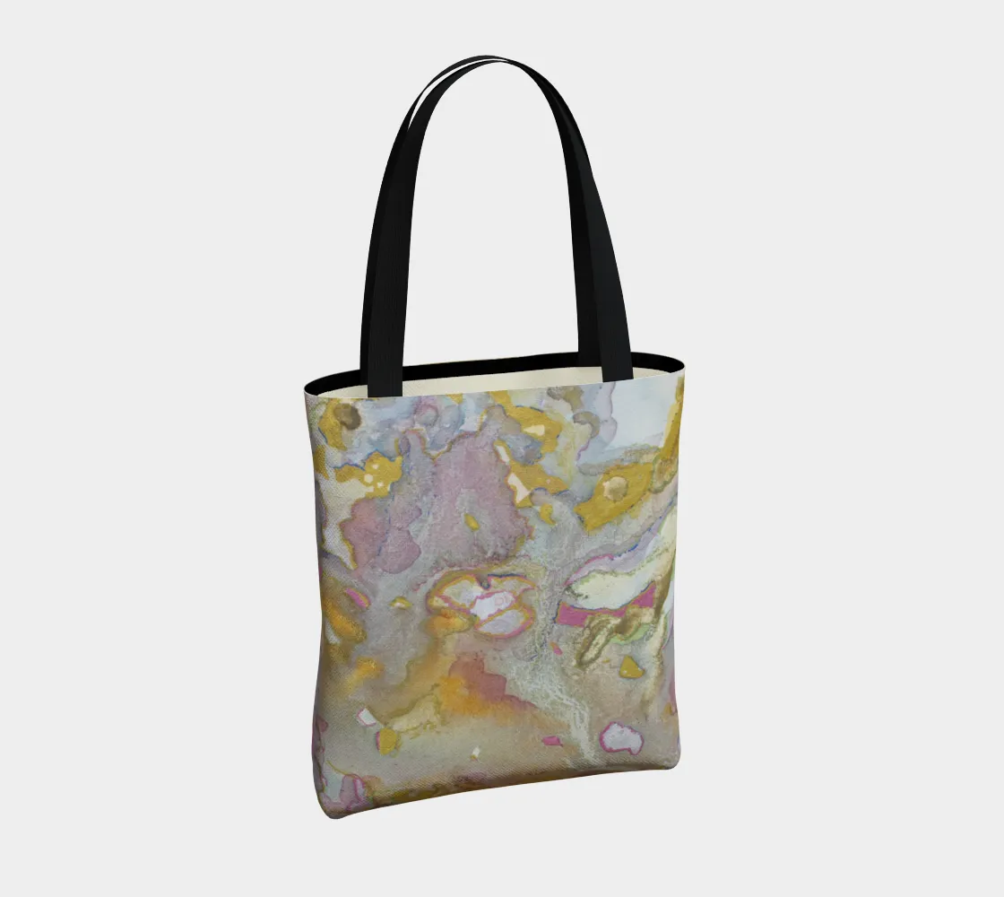 and Metallic Ink Eco-friendly technology Plant Tote VR-enabled Abstract Bag