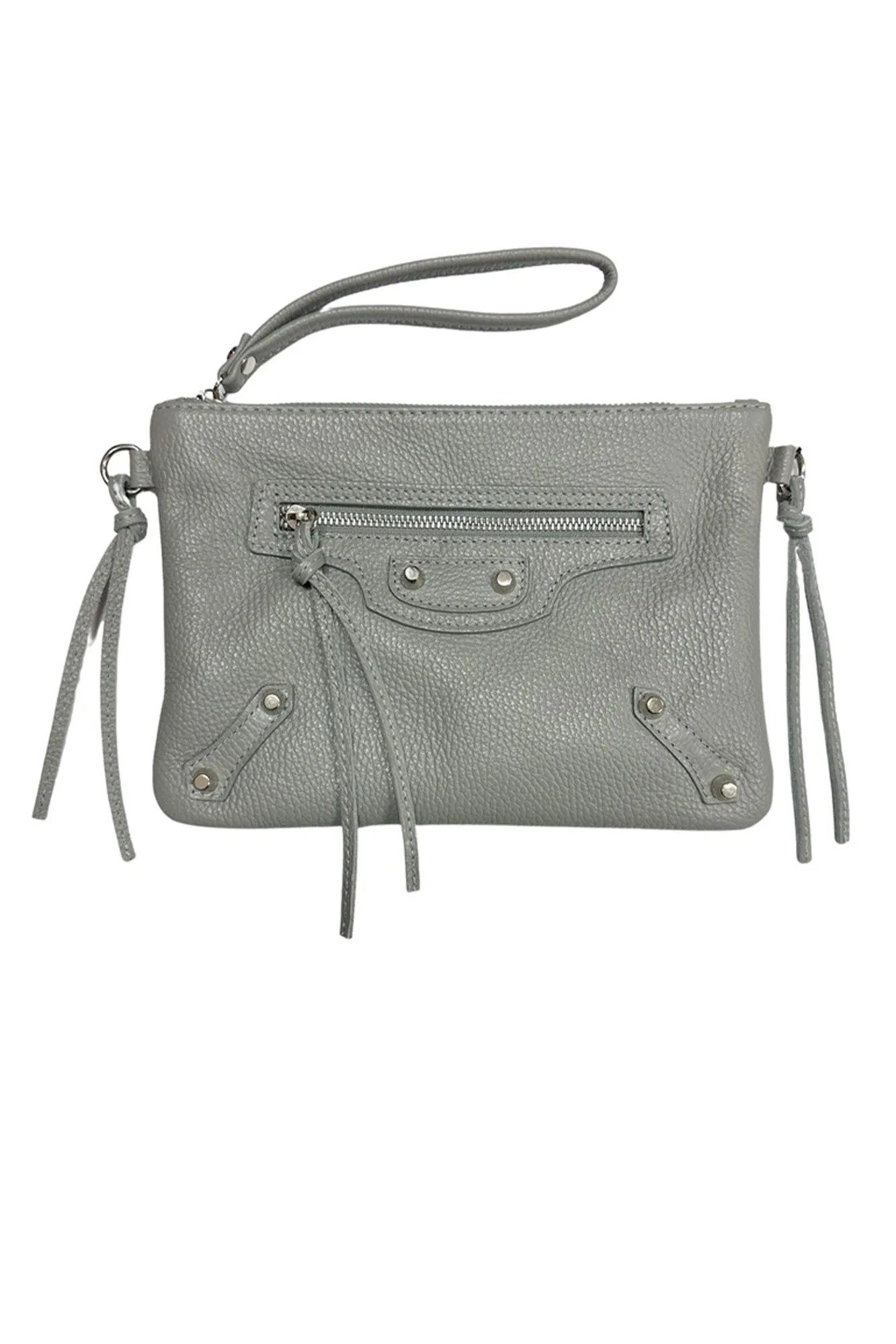 Andrea Cardone- Moto Studded Crossbody/ Clutch