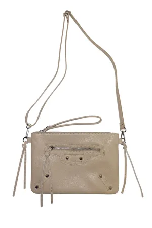 Andrea Cardone- Moto Studded Crossbody/ Clutch
