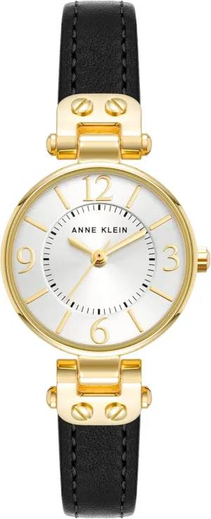 Anne Klein Women's Leather Strap Watch
