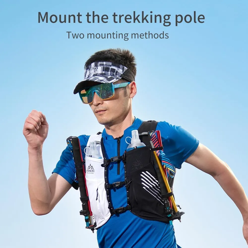 AONIJIE Lightweight Running Vest Hydration 10L Large Capacity & Fits 6.8 inch Phones,Hydration Backpack for Hiking Off-Road Cycling Race Marathon