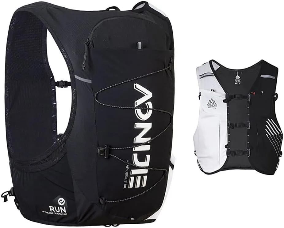 AONIJIE Lightweight Running Vest Hydration 10L Large Capacity & Fits 6.8 inch Phones,Hydration Backpack for Hiking Off-Road Cycling Race Marathon