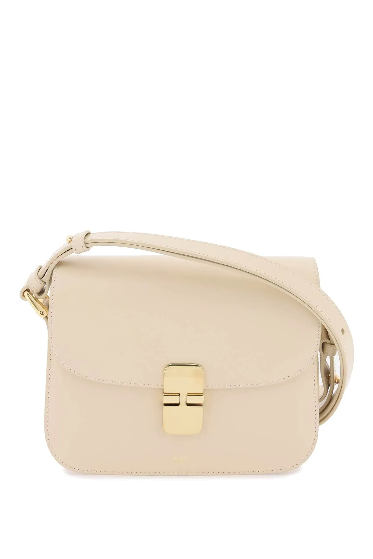 A.P.C. Mini Smooth Leather Shoulder Handbag