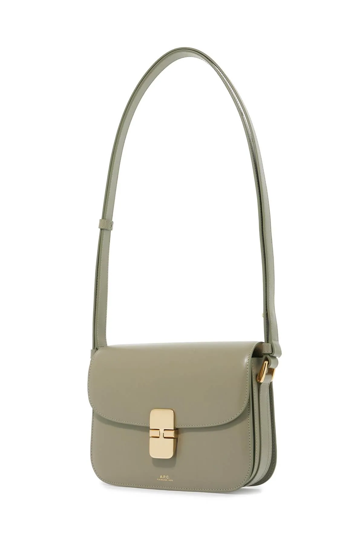 A.P.C. Mini Smooth Leather Shoulder Handbag