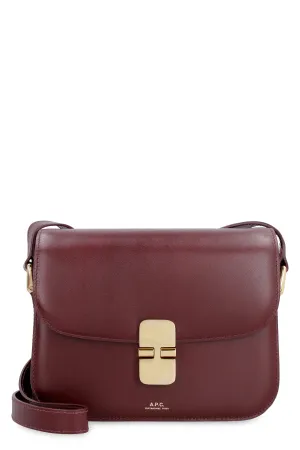 A.P.C. Mini Smooth Leather Shoulder Handbag