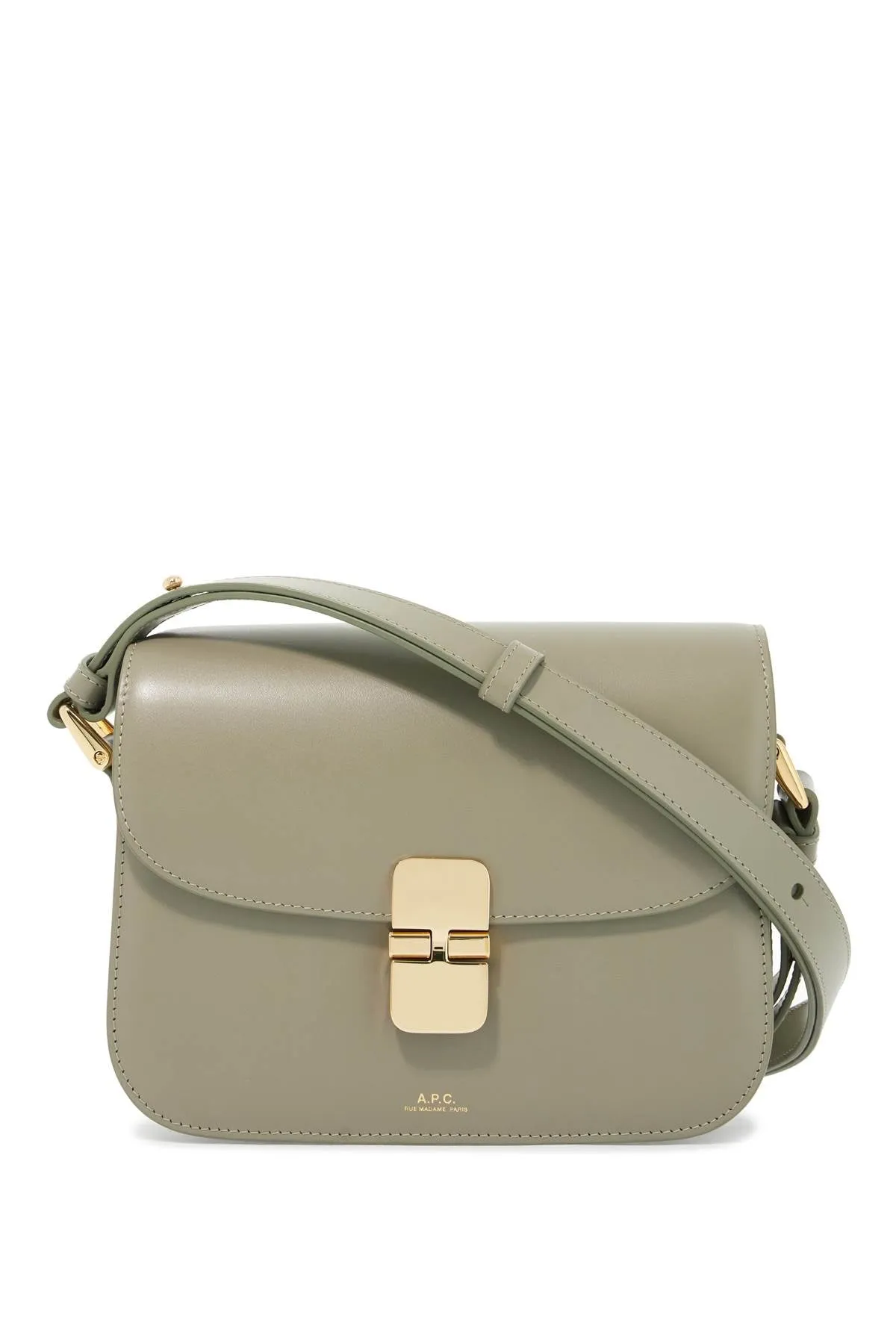 A.P.C. Mini Smooth Leather Shoulder Handbag