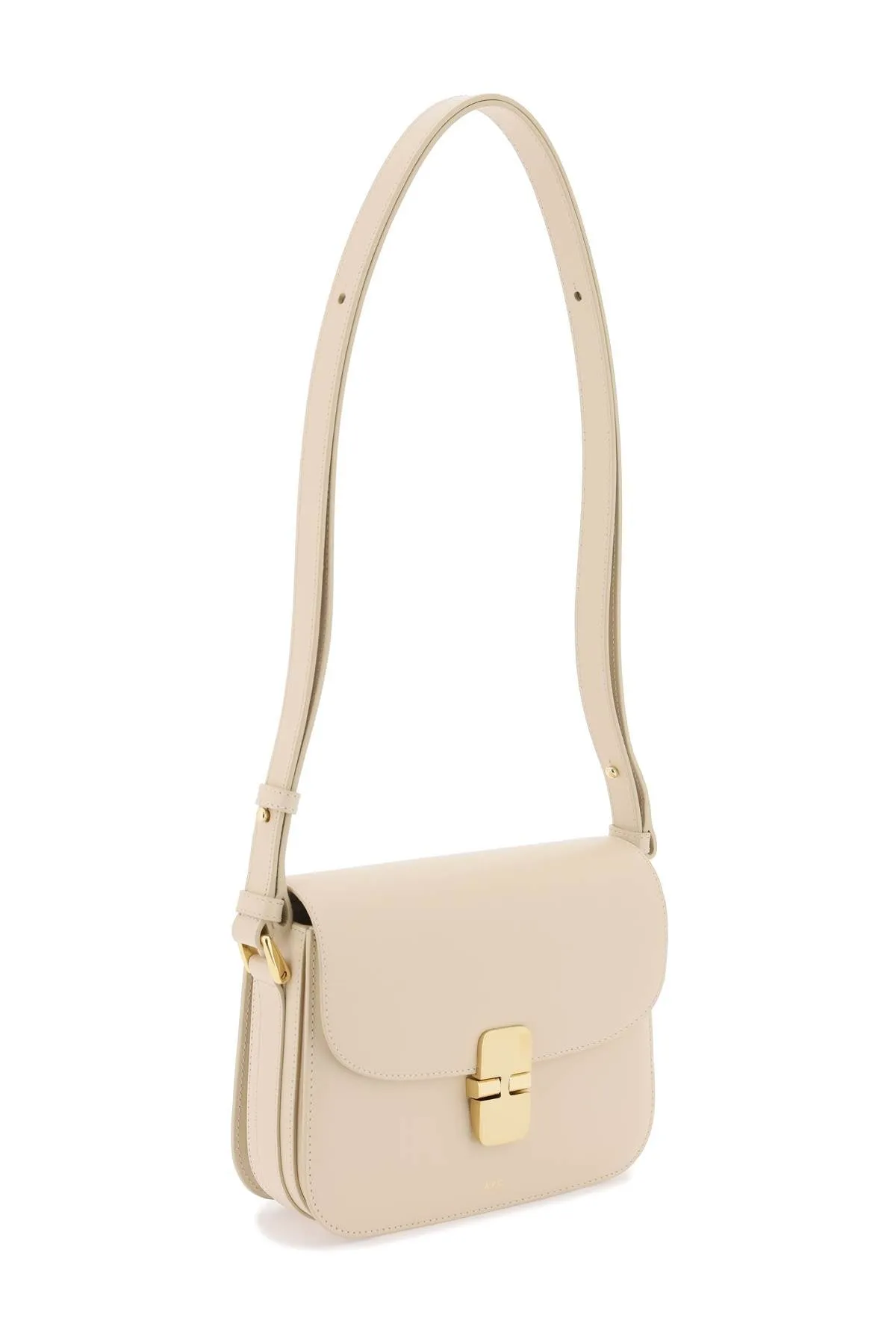 A.P.C. Mini Smooth Leather Shoulder Handbag