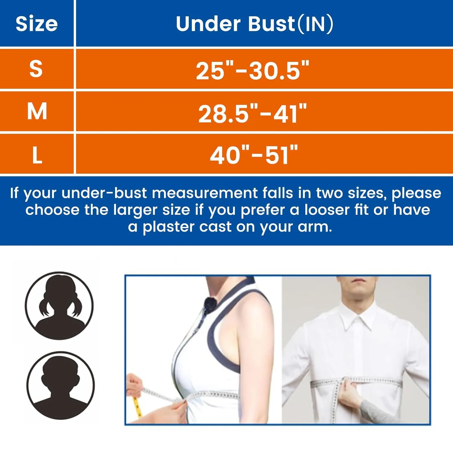 Arm Sling for Shoulder Injury with Waist Strap - Immobilizer Brace Support for Sleeping, Rotator Cuff Surgery (Comfort Version, Left, Medium,28.5-41inch)