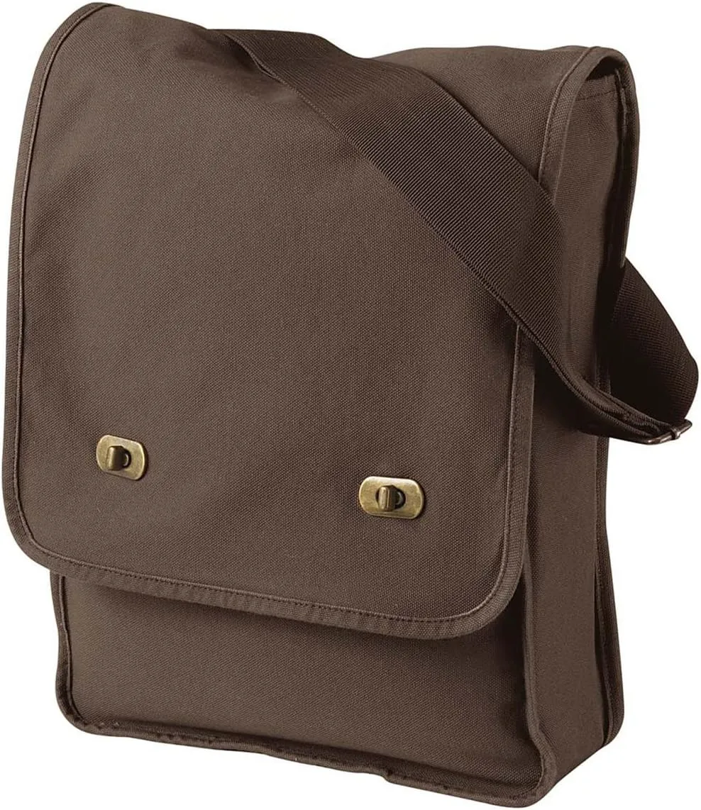 Authentic Pigment-Dyed Canvas Field Bag, JAVA, One Size