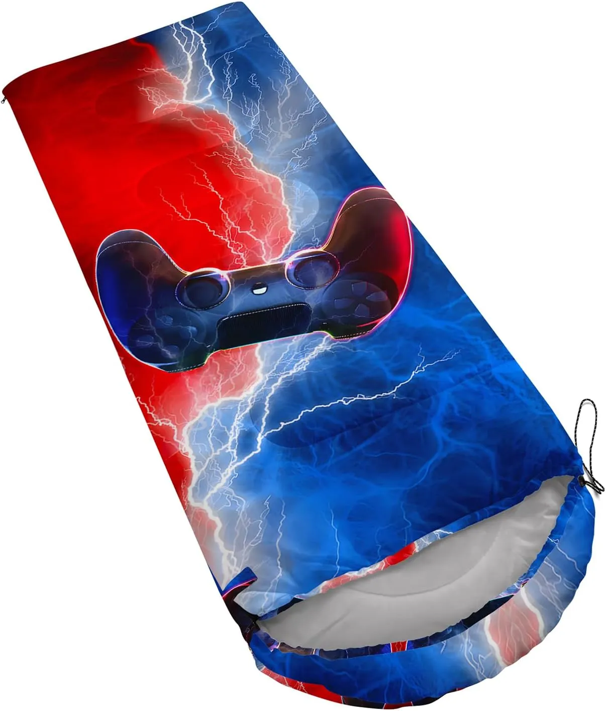 Axolotl Racing Car Sleeping Bag for Boys Men,Extreme Car Camping Bag,3 Season Waterproof Portable Camping Stuff with Compression Sack,Lightweight Compact Camping Gear Equipment for Hunting Travelling