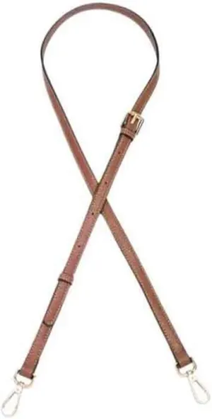 Bag Shoulder Strap Adjustable Bag Strap for Long Mini Bag Free Punching Modification Transformation Accessories for Mini Bag Shoulder Strap Ladies' Bag Chain Strap (Bruin)