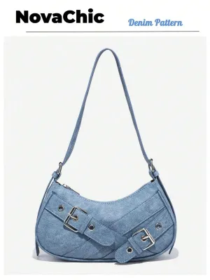 BagForLove - Retro-Style PU Printed Women's Shoulder Bag with Gothic Touch