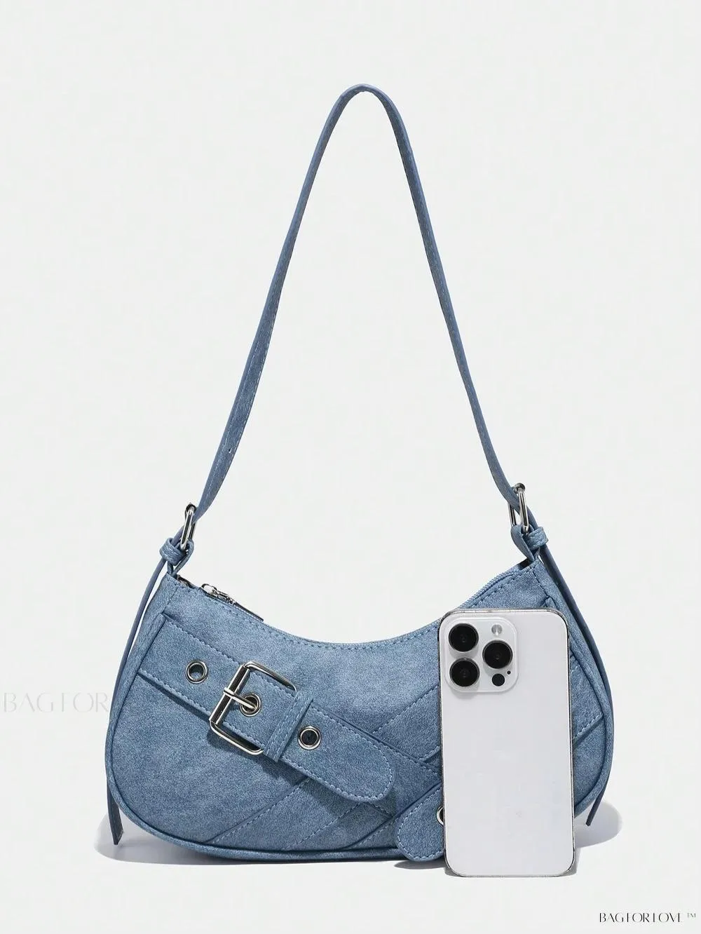 BagForLove - Retro-Style PU Printed Women's Shoulder Bag with Gothic Touch
