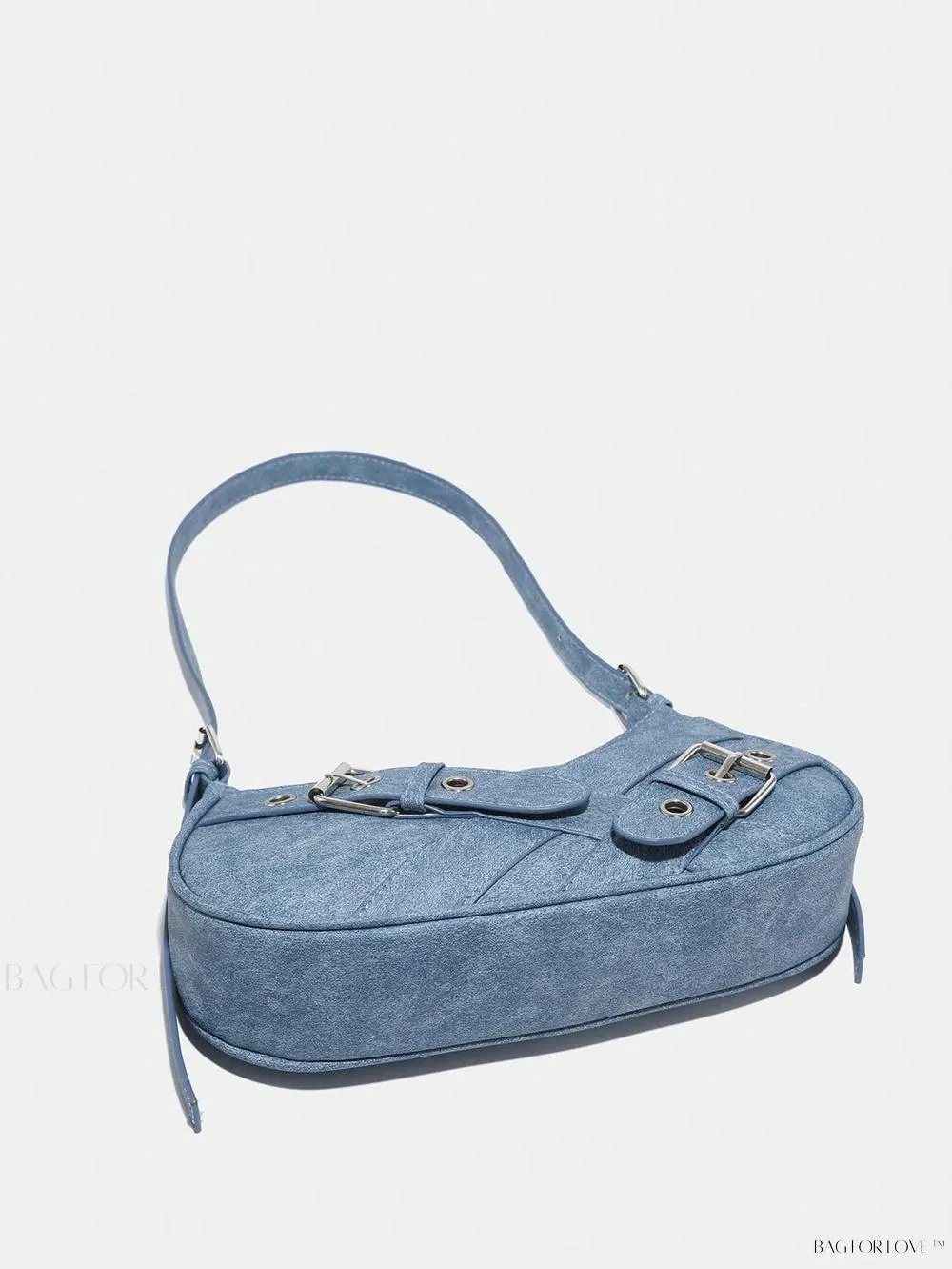 BagForLove - Retro-Style PU Printed Women's Shoulder Bag with Gothic Touch