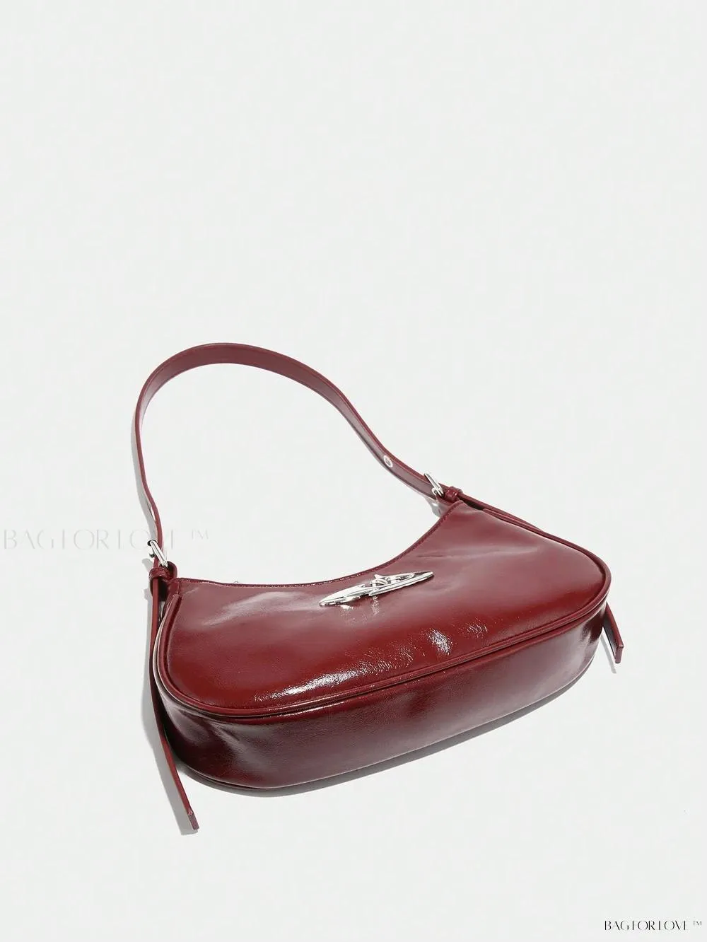 BagForLove - Retro-Style PU Printed Women's Shoulder Bag with Gothic Touch