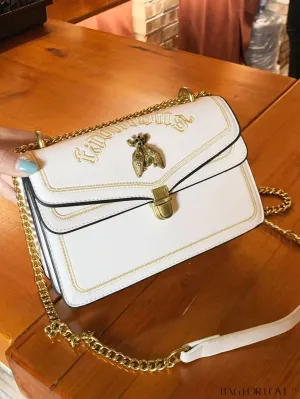 BagForLove - Stylish Womens Bee-Embellished Chain Shoulder & Crossbody Bag