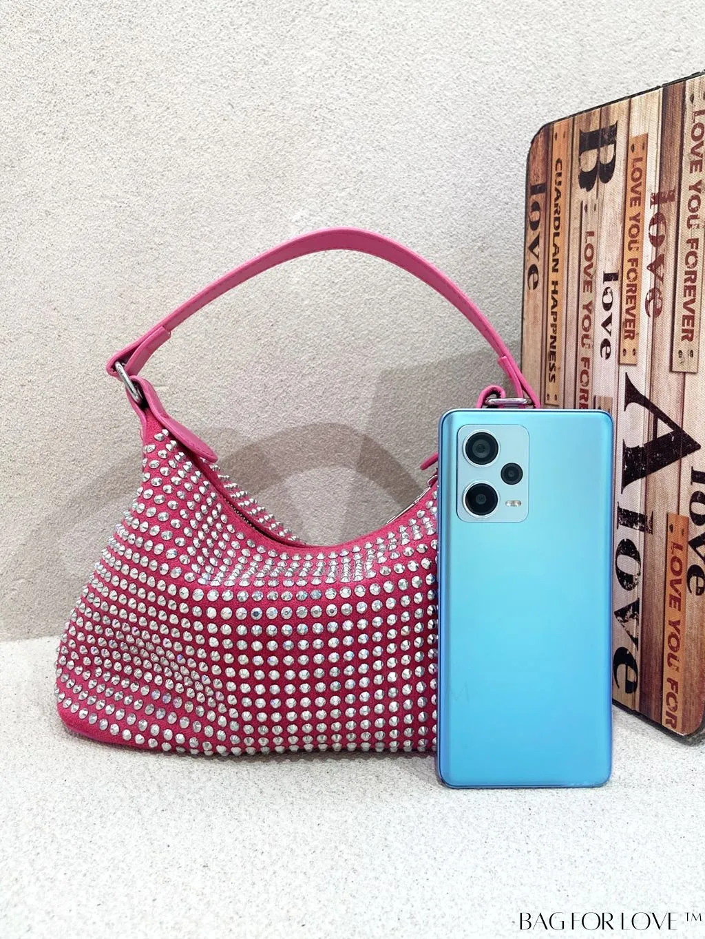 BagForLove - Versatile Studded Shoulder Bag: Perfect for Dinners & Crossbody Wear