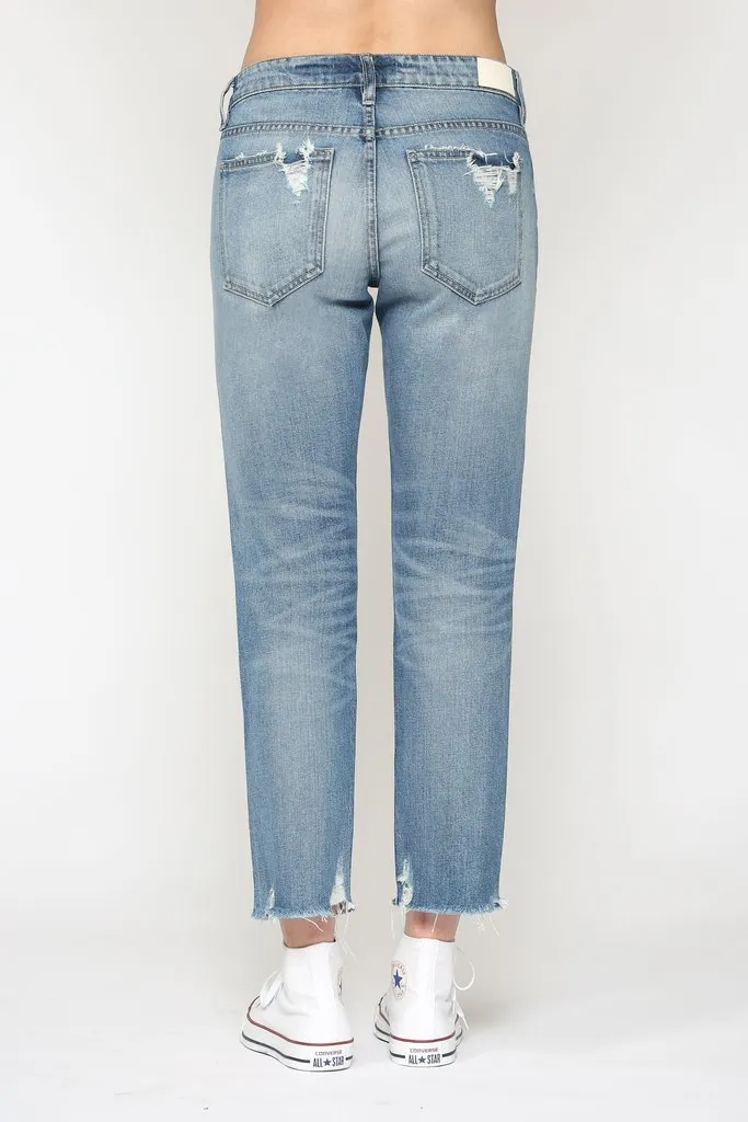 Bailey Slim Boyfriend Jeans in Medium Blue