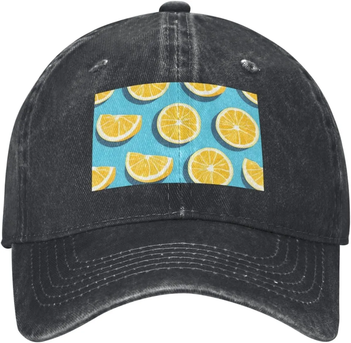 Baseball Cap Golf Dad Hat for Men Women Adjustable Baseball Hat Lemon Wedges Trucker Hat Cowboy Cap