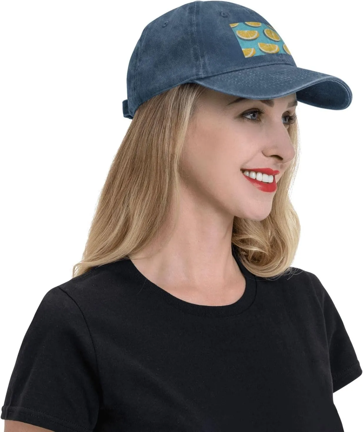 Baseball Cap Golf Dad Hat for Men Women Adjustable Baseball Hat Lemon Wedges Trucker Hat Cowboy Cap
