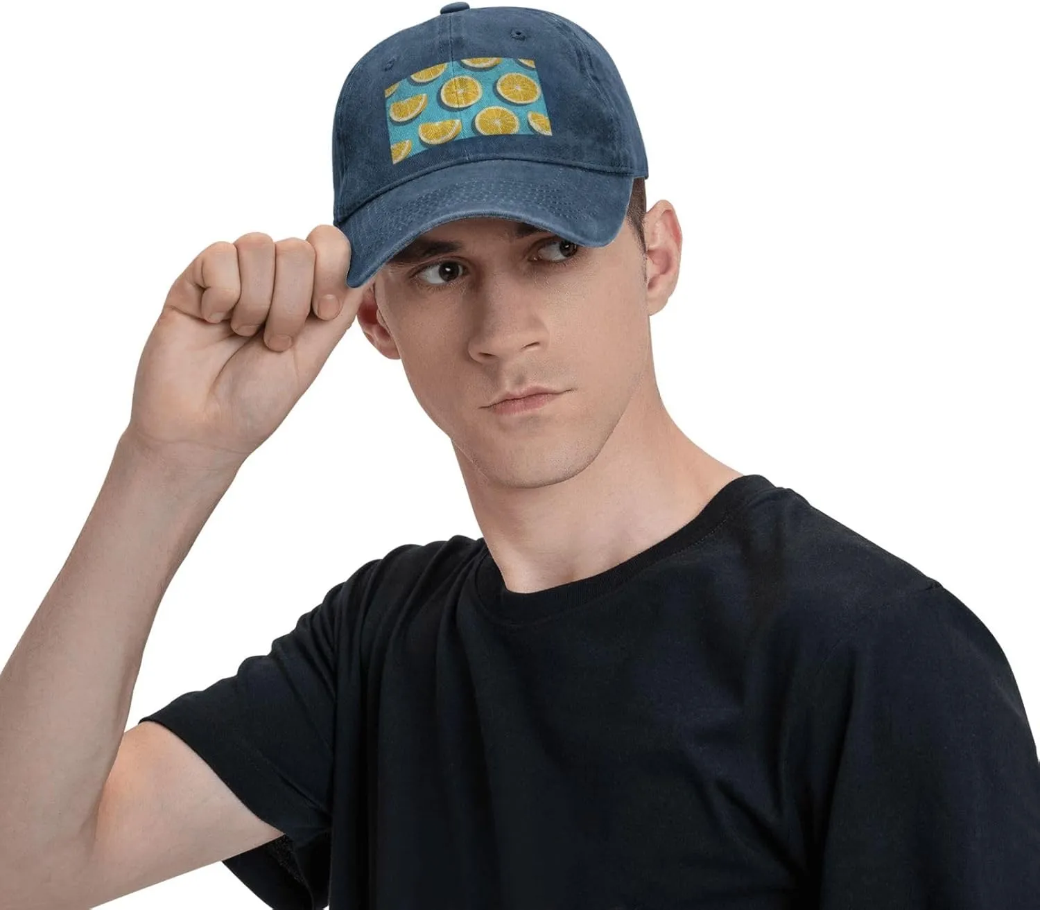 Baseball Cap Golf Dad Hat for Men Women Adjustable Baseball Hat Lemon Wedges Trucker Hat Cowboy Cap