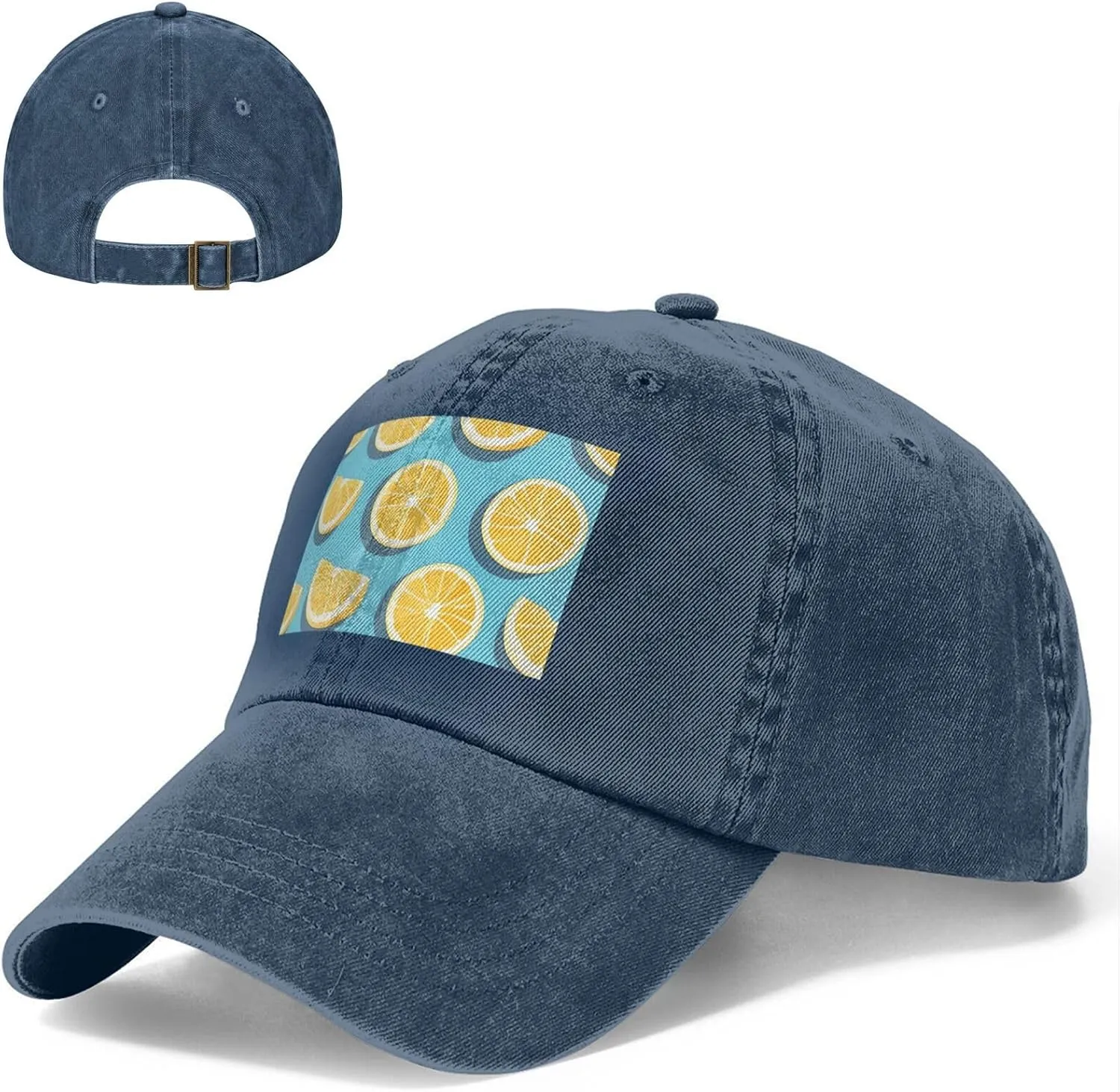 Baseball Cap Golf Dad Hat for Men Women Adjustable Baseball Hat Lemon Wedges Trucker Hat Cowboy Cap