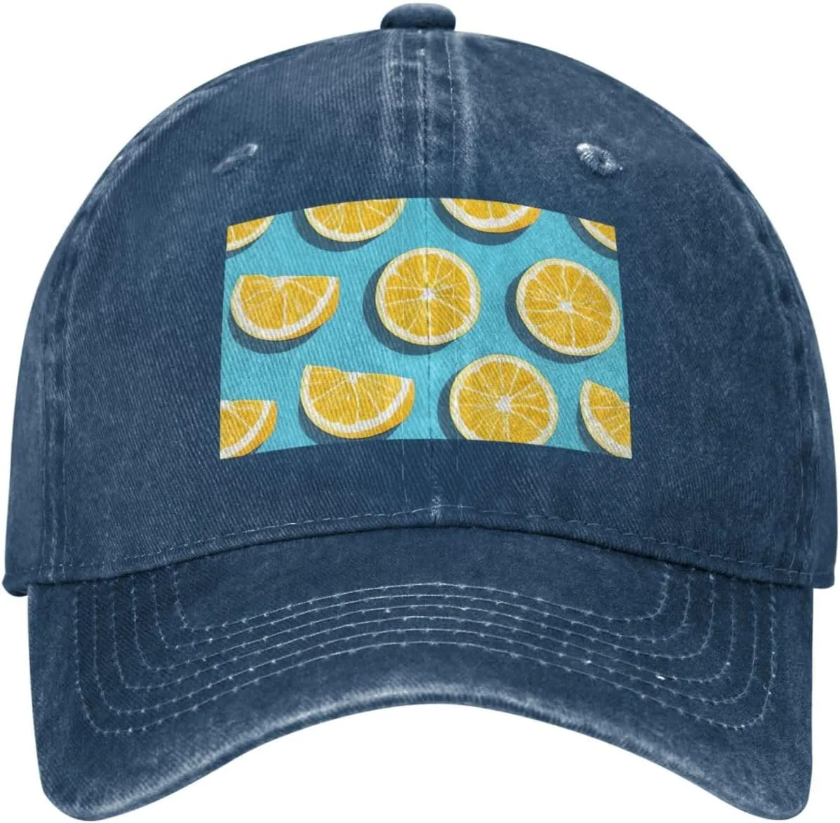 Baseball Cap Golf Dad Hat for Men Women Adjustable Baseball Hat Lemon Wedges Trucker Hat Cowboy Cap
