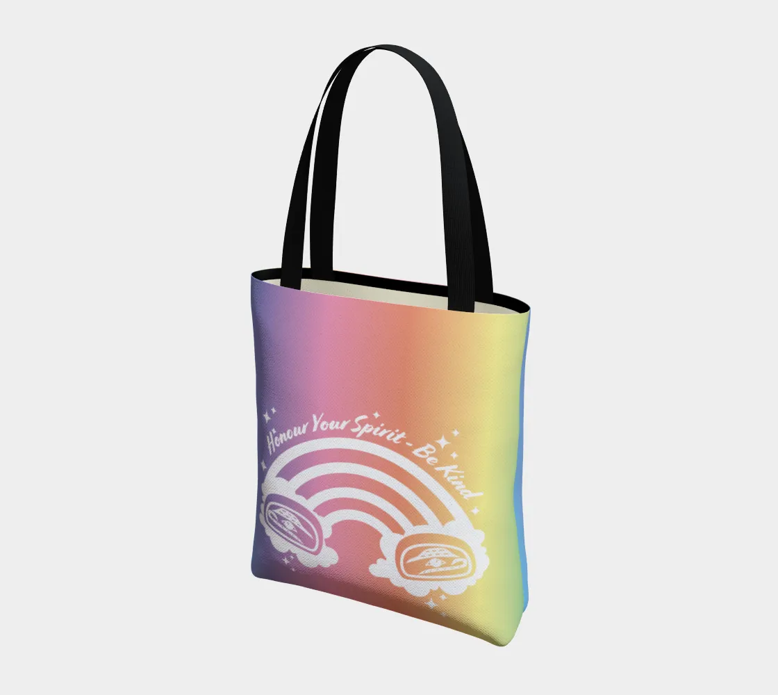 Be Kind Tote Rainbow