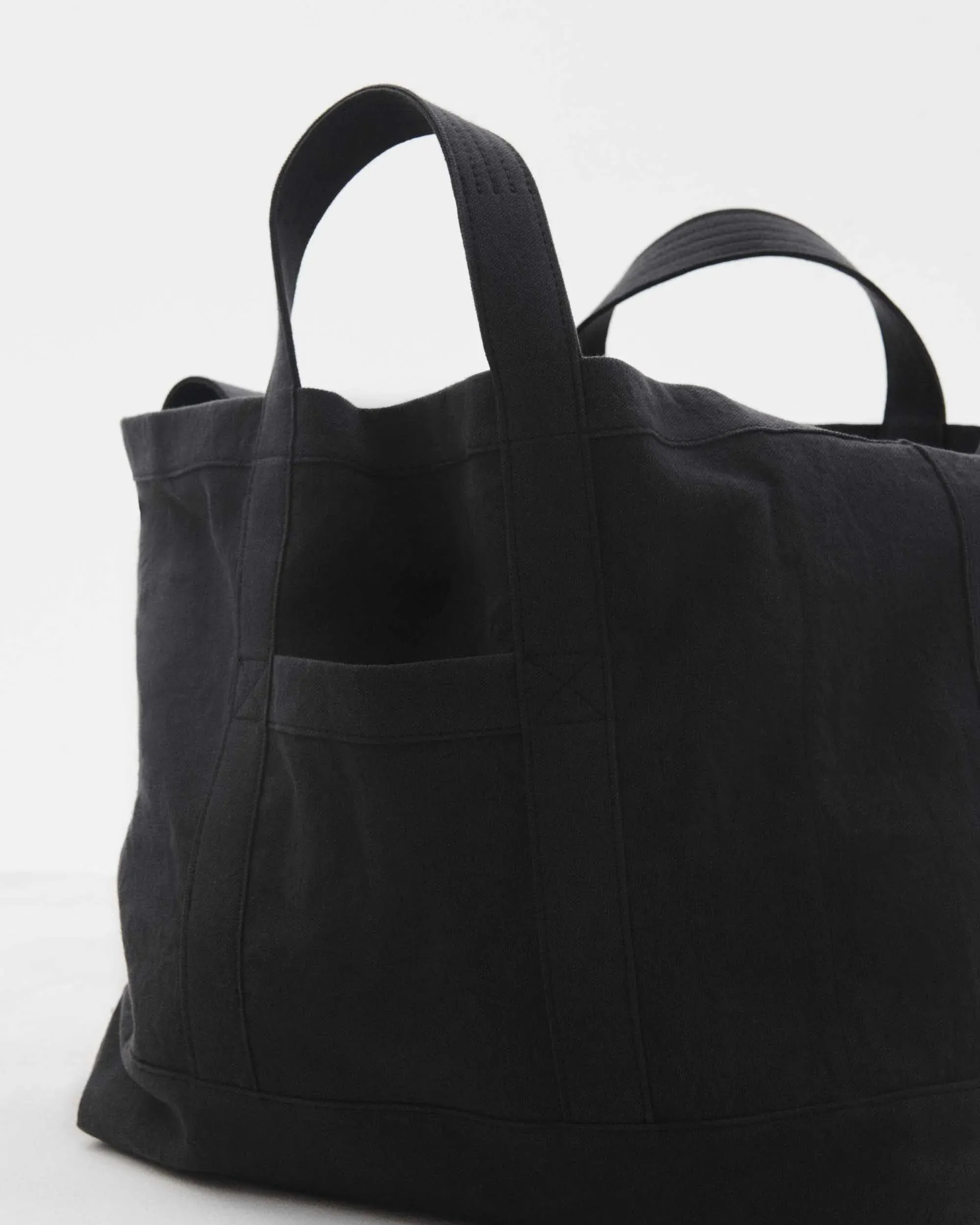 Beach Bag, black sand or ivory