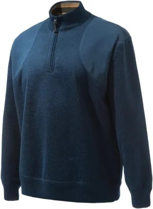 Beretta Men's Honor Windstop Silent Wool Blend Relaxed Fit 1/4 Zip Hunting Sweater