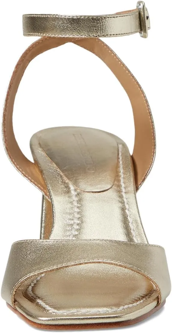 Bernardo Nyack - Heels for Women - Solid Block Heel - Leather Outsole - Ankle Strap - Buckle Closure
